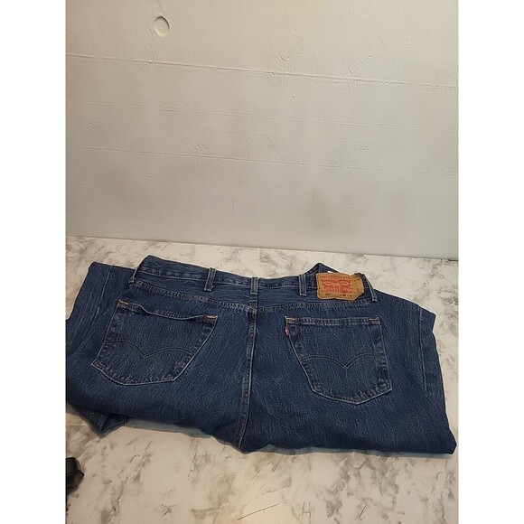 Levi's 501 Men's Sz 38 Button Fly PC9-00501-0194 Rugged Y2K Cowboy Rancher - Picture 2 of 12